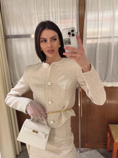 Жакет твид MG-FW25-0849